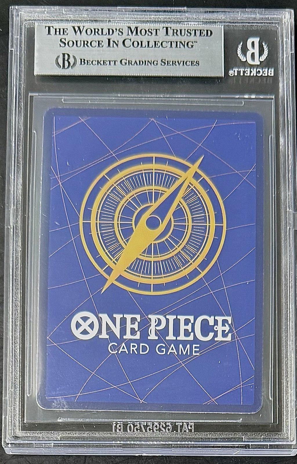 BGS 8.5 One Piece OP04-036 R* Donquixote Family Foil - English - PRB01 - Graded