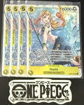 4 x One Piece EB03-053 SR - Nami - EN - Foil - Play Set - TCG - NM/M