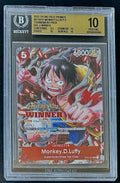 BGS 10 One Piece ST01-012 SR - Monkey.D.Luffy - EN - Foil - Tournament Winner