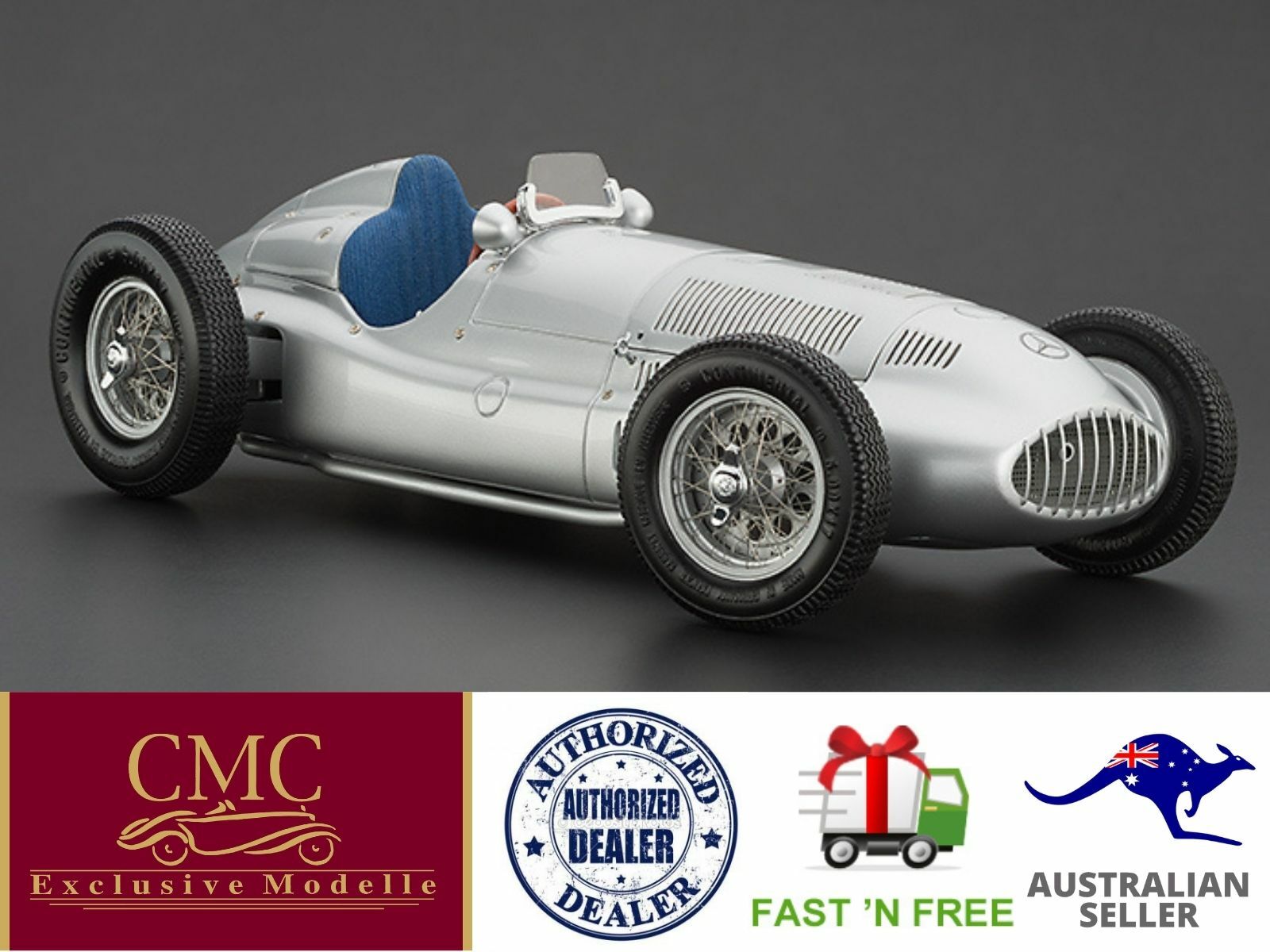 CMC M-018 Mercedes-Benz W165, 1939, 1:18 MIB