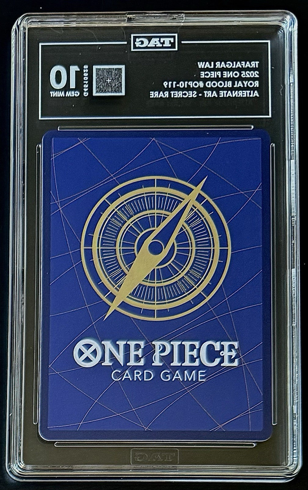TAG 10 One Piece OP10-119 SEC* - Trafalgar Law - Alt Art - EN - Royal Blood