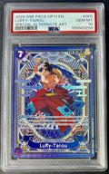 PSA 10 One Piece SP ST18-005 SR - Luffy-Tarou - SP Alt Art - EN - Divine Speed