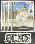 4x One Piece OP13-087 UC Saint Charlos - ENG - Regular - Playset - TCG - NM/M