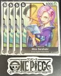 4 x One Piece OP11-087 UC Miss Sarahebi - ENG - Regular - Playset - TCG - NM/M