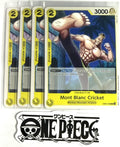 4x One Piece EB01-058 C Mont Blanc Cricket - ENG - Regular - Play Set - NM/M