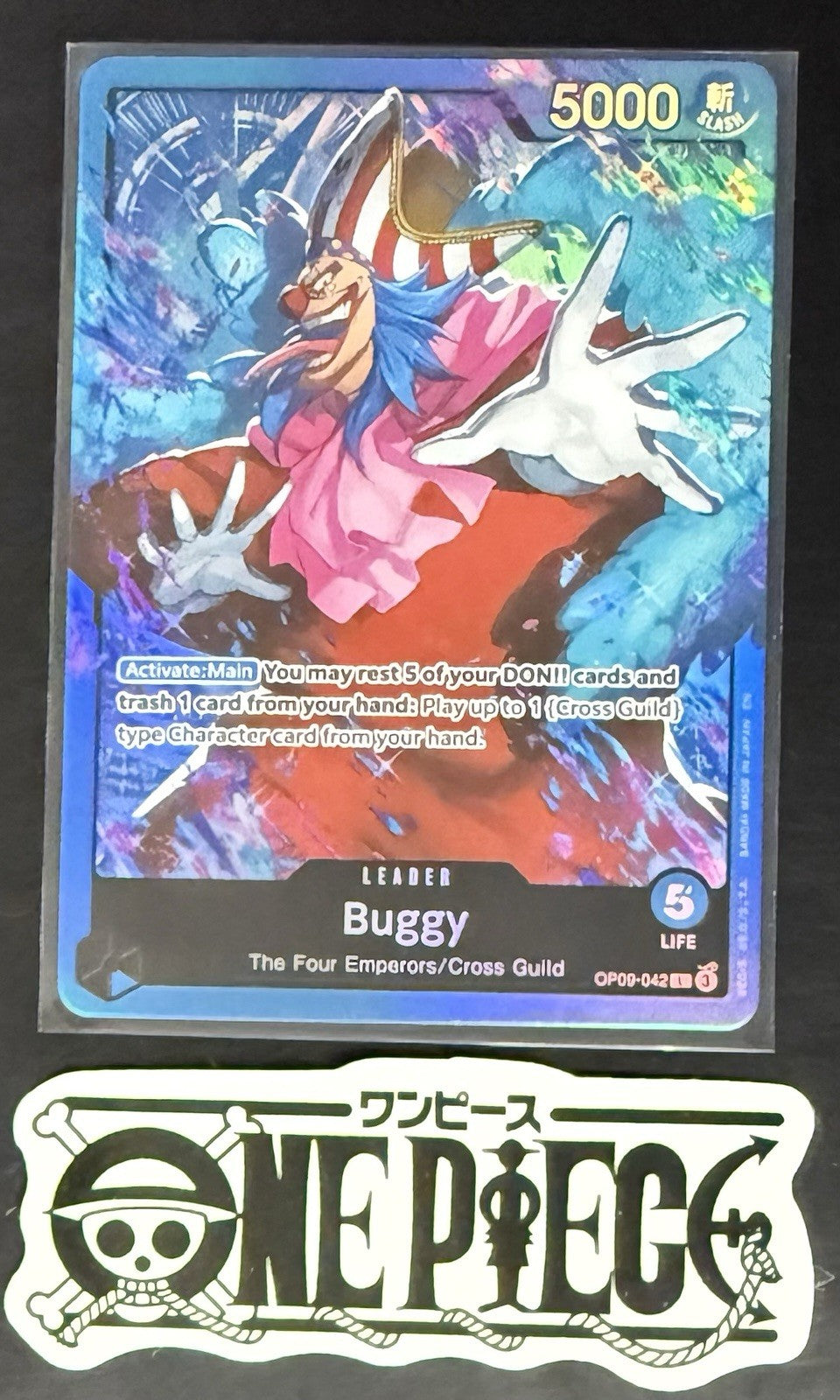 One Piece OP09-042 L  Buggy - English - Foil - ST25 - TCG - NM/M