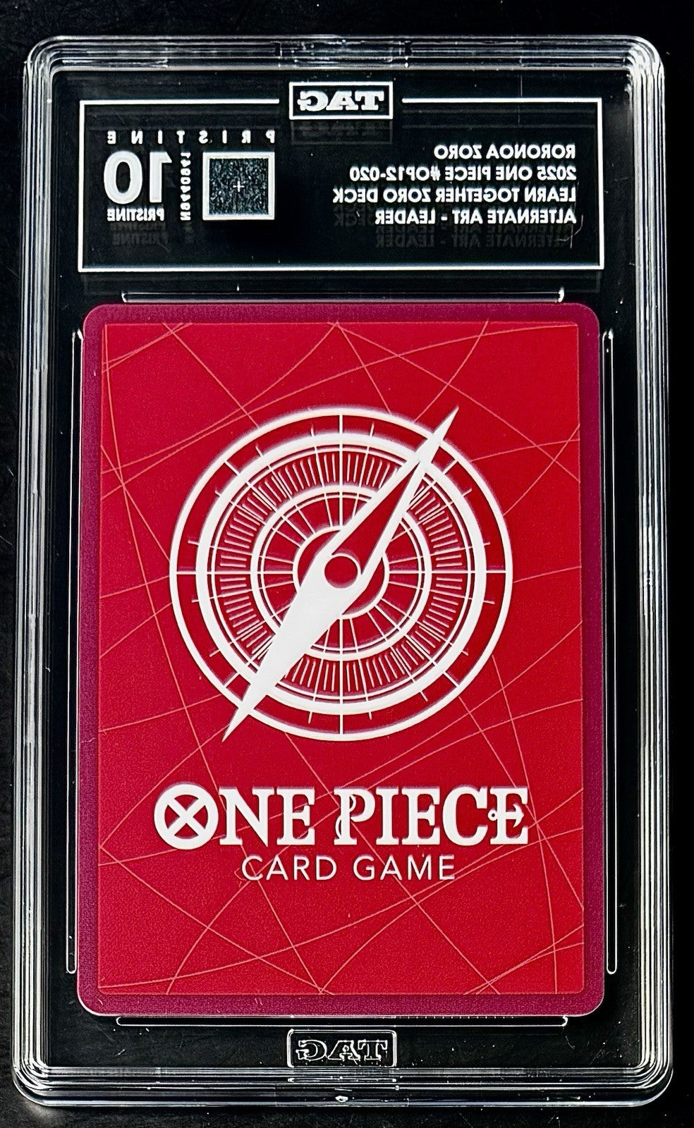 TAG 10 Pristine One Piece OP12-020 L - Roronoa Zoro - Alt Art - EN - Learn-Pop 3