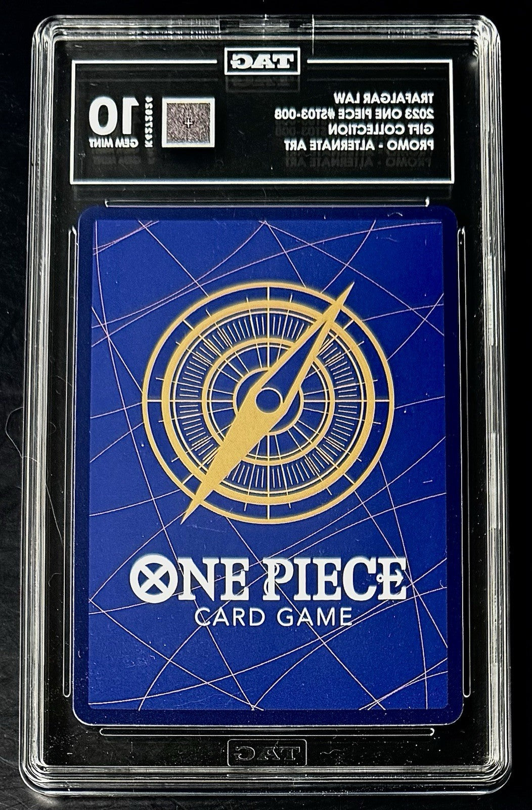 TAG 10 One Piece  ST03-008 C -Trafalgar Law- Alt Art - EN - Gift Collection