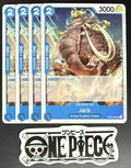 4x One Piece OP04-049 UC Jack - English - Regular - Play Set - TCG - NM/M
