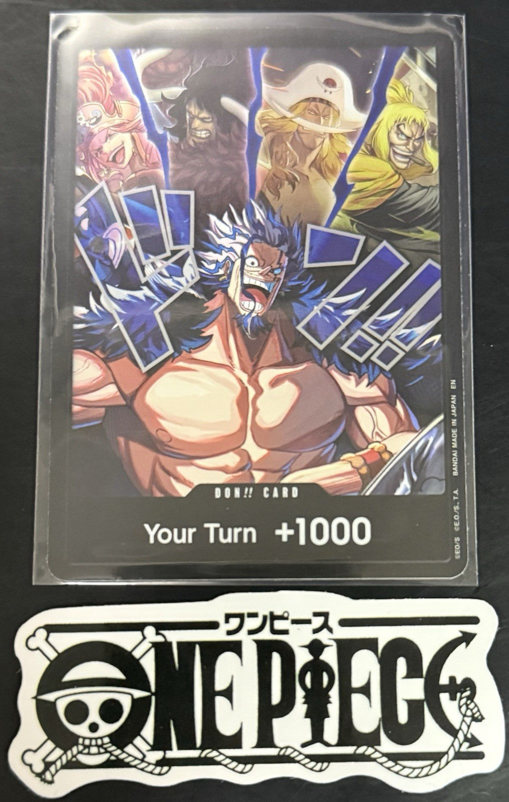 One Piece OP17 Foil Don Card Rocks.D.Xebec The Worlds Strongest Warriors NM/M
