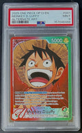 PSA 9 One Piece OP13-001 L* - Monkey.D.Lufffy - Alt Art - EN - Foil