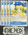 4x One Piece OP10-056 UC Mansherry - ENG - Regular - Playset - TCG - NM/M