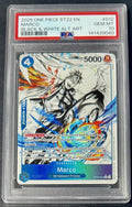 PSA 10 One Piece ST22-012 C* Marco - Alt Art- EN - Foil - Ace & Newgate - Graded