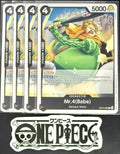 4x One Piece OP14-093 C Mr.4(Babe) - ENG - Regular - Playset - NM/M