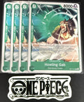 4x One Piece OP17-024 C - Howling Gab - EN - Regular - Play Set - TCG - NM/M