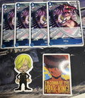 4x One Piece OP05-050 R Hina - ENG - Foil - Playset - TCG - NM/M