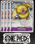 4x One Piece OP02-086 UC Minokoala - English - Playset - Regular - TCG - NM/M