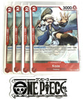 4x One Piece EB01-004 C Koza - ENG - Regular - Play Set - TCG - NM/M
