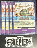 4 x One Piece OP12-080 C Baratie - ENG - Regular - Playset - NM/M