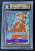 BGS 10 One Piece OP03-060 UC* Kalifa Full Art Foil - English - PRB01 - Graded