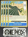 4x One Piece OP01-088 UC Desert Spada - English - Regular - Playset - TCG - NM/M