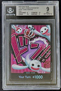 BGS 9 One Piece Don!! Card Perona - English - Foil - PRB01 - Graded