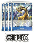 4x One Piece EB01-024 C Hamlet - ENG - Regular - Play Set - TCG - NM/M