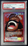 PSA 10 One Piece OP13-003 L* - Gol.D.Roger - Alt Art - EN - Carrying on His Will