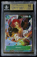 BGS 10 One Piece ST16-004 SR* Shanks - Alt Art - EN - Foil - PRB02 - Graded