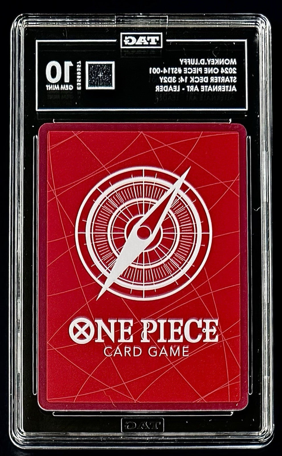 TAG 10 One Piece ST14-001 L - Monkey.D.Luffy - Alt Art - EN - Foil - 3D2Y