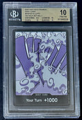 BGS 10 One Piece Tin Pack Vol.1 Don Card Luffy - English - Foil - Graded