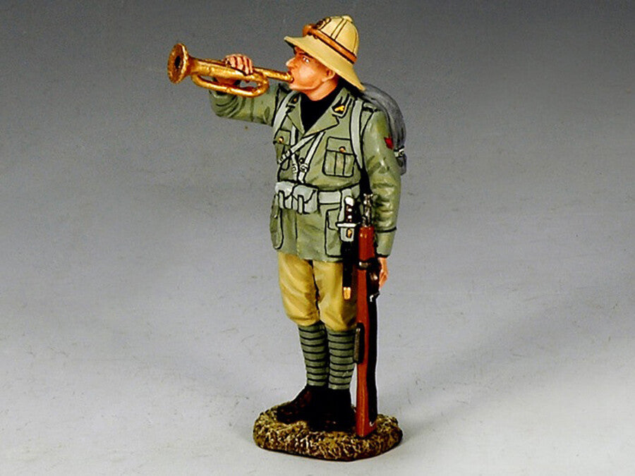 King & Country IF006 Italian Forces, At Attention Bugler MIB Retired