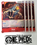 4x One Piece OP09-007 C Heat - English - Playset - Regular - TCG - NM/M