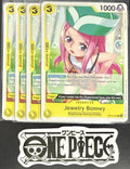 4 x One Piece OP12-101 C Jewelry Bonney - ENG - Regular - Playset - NM/M