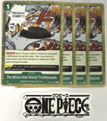 4x One Piece OP06-038 UC Billion... - Flag Foil - English - TCG - Playset - NM/M