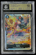 BGS 10 One Piece OP04-083 SR Sabo - English - Kingdoms of Intrigue - Graded