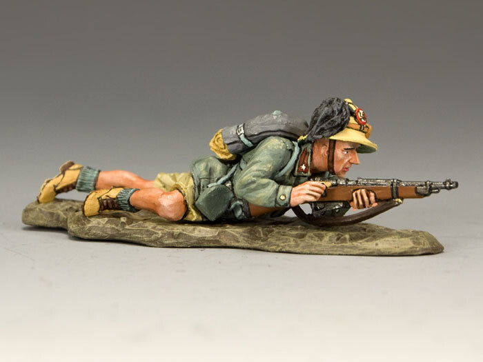 King & Country IF022 Lying Prone w/Rifle MIB Retired