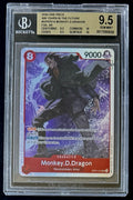BGS 9.5 One Piece OP07-015 SR Monkey.D.Dragon - English- 500 Years in the Future