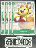 4x One Piece OP13-026 C Sunny-Kun - ENG - Regular - Playset - TCG - NM/M