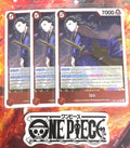 3x One Piece EB01-002 R Izo - ENG - Foil - TCG - NM/M