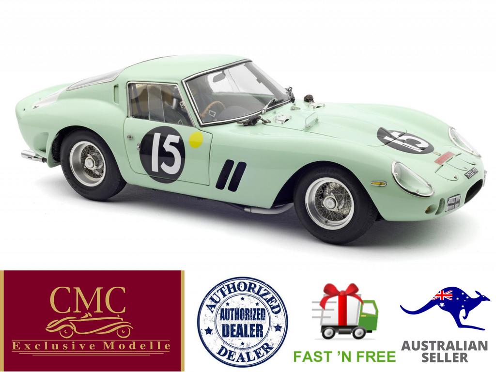 CMC M-247 Ferrari 250 GTO, Goodwood 1962, #15 Stirling Moss, 1:18, LE 2,200