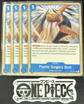 4x One Piece ST12-017 C Plastic Surgery Shot- ENG - Regular - Playset - TCG-NM/M