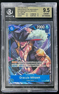 BGS 9.5 One Piece OP09-048 SR* Dracule Mihawk Alt Art - English - Graded