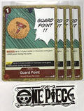 4x One Piece  ST01-014 C Guard Point - Flag Foil - English - Playset - TCG -NM/M