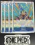 4x One Piece OP10-055 R Marco - English - Foil - Playset - TCG - NM/M