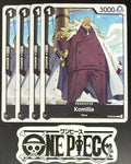 4x One Piece OP02-097 C Komille - English - Playset - Regular - TCG - NM/M