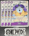 4x One Piece OP05-066 C Jinbe - English - Regular - Playset - TCG - NM/M