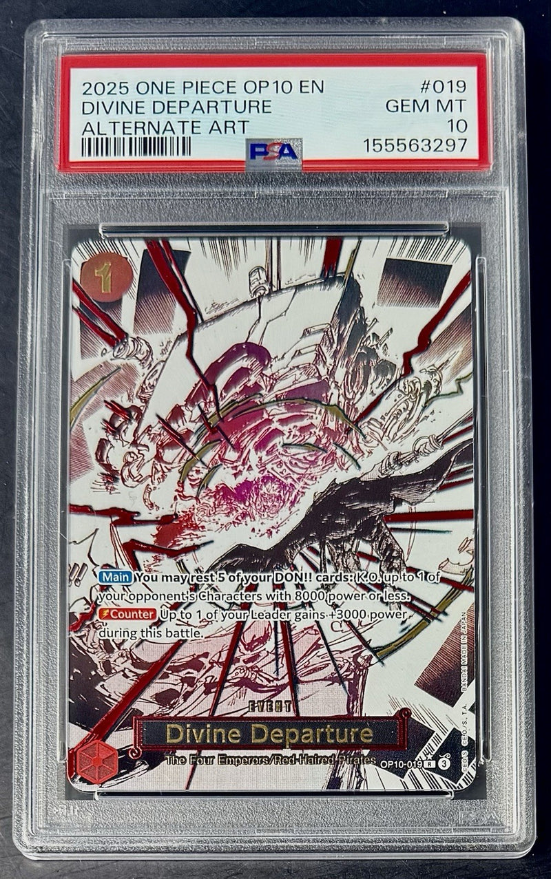 PSA 10 One Piece OP10-019 R*- Divine Departure - Alt Art - EN - Royal Blood