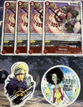 4x One Piece OP05-016 R Morley - ENG - Foil - Playset - TCG - NM/M