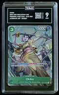 TAG 9 One Piece OP01-035 R Okiku - ENG - Foil - 23-24 Collection - Graded
